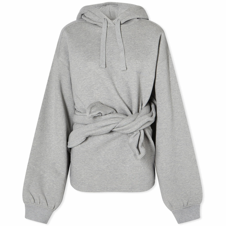 Photo: Y-Project Women's WIRE WRAP HOODIE in Grey