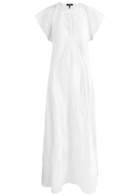 Rag & Bone Delancy Broderie-anglaise Ramie Maxi Dress White
