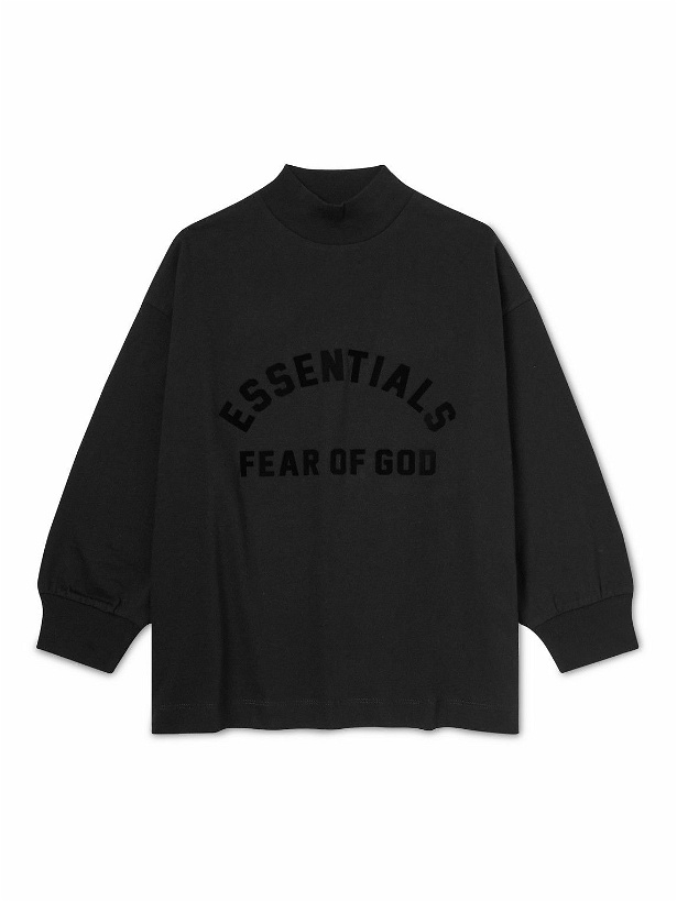 Photo: Fear of God Essentials Kids - Cotton-Jersey T-Shirt - Black