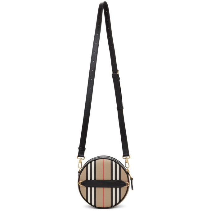 Burberry Archive Beige Icon Stripe Key Ring Burberry