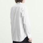 Comme des Garçons SHIRT Men's Cotton Stripe Poplin Shirt in White X Stripe