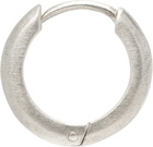 Parts of Four Silver Hoop V2 Single Earring