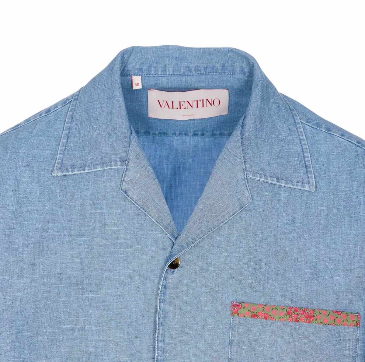 Tシャツ・カットソー VALENTINO Valentino Garavani denim shirt (V3DB03LAL4 558) Tシャツ・カットソー VALENTINO Valentino Garavani denim shirt