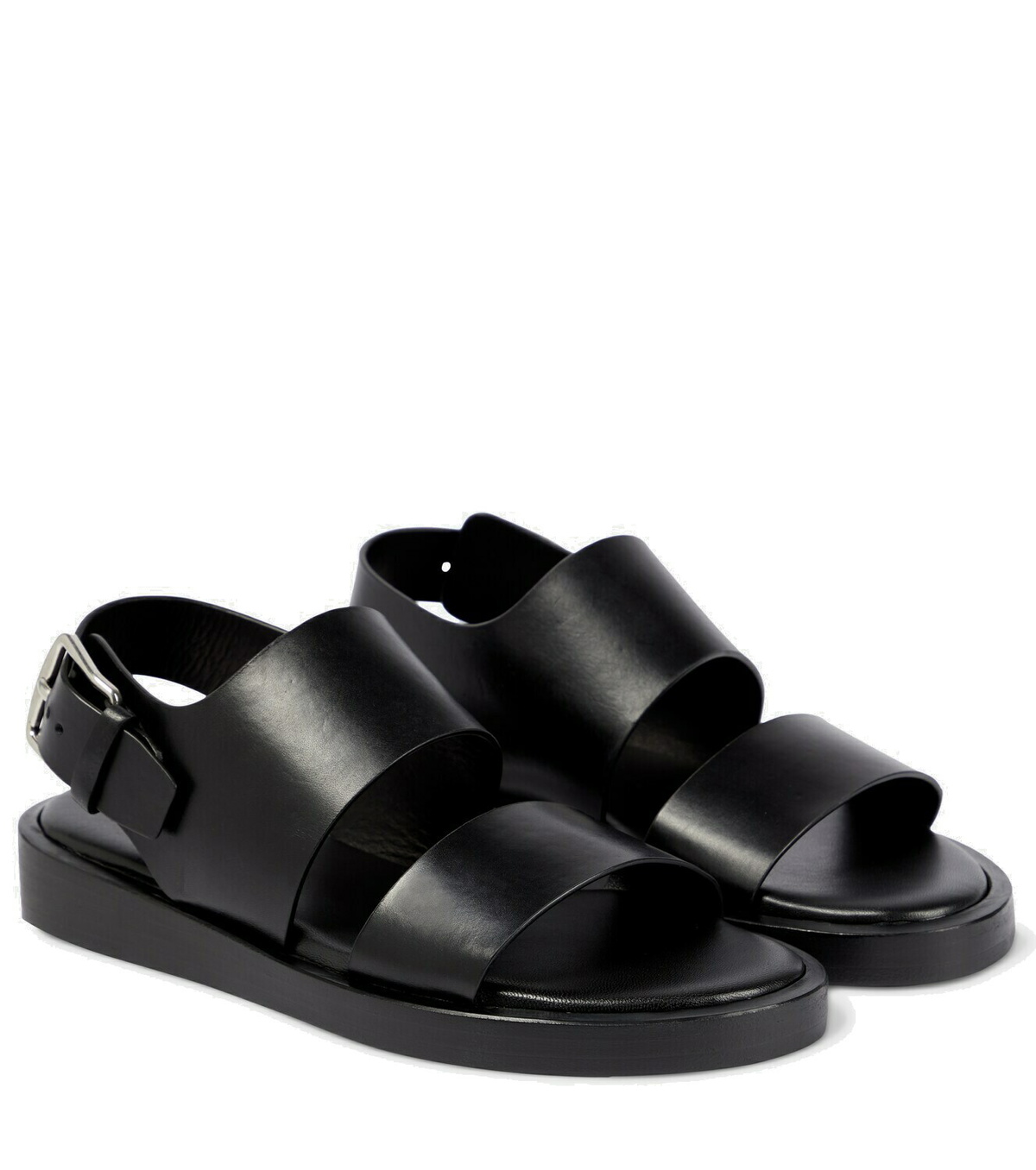 Ann Demeulemeester Lore slingback leather sandals Ann Demeulemeester