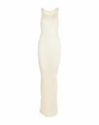 Majestic Filatures Womens Maxi dress Ivory