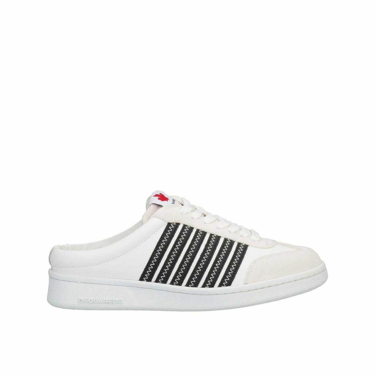 DSQUARED2 送料無料 VIP価格 SPIKE LEATHER SNEAKERS Dsquared2 Spike sneaker in white leather | SNW031501606243M2518