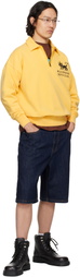 Billionaire Boys Club Yellow Lion Quarter Zip Sweatshirt