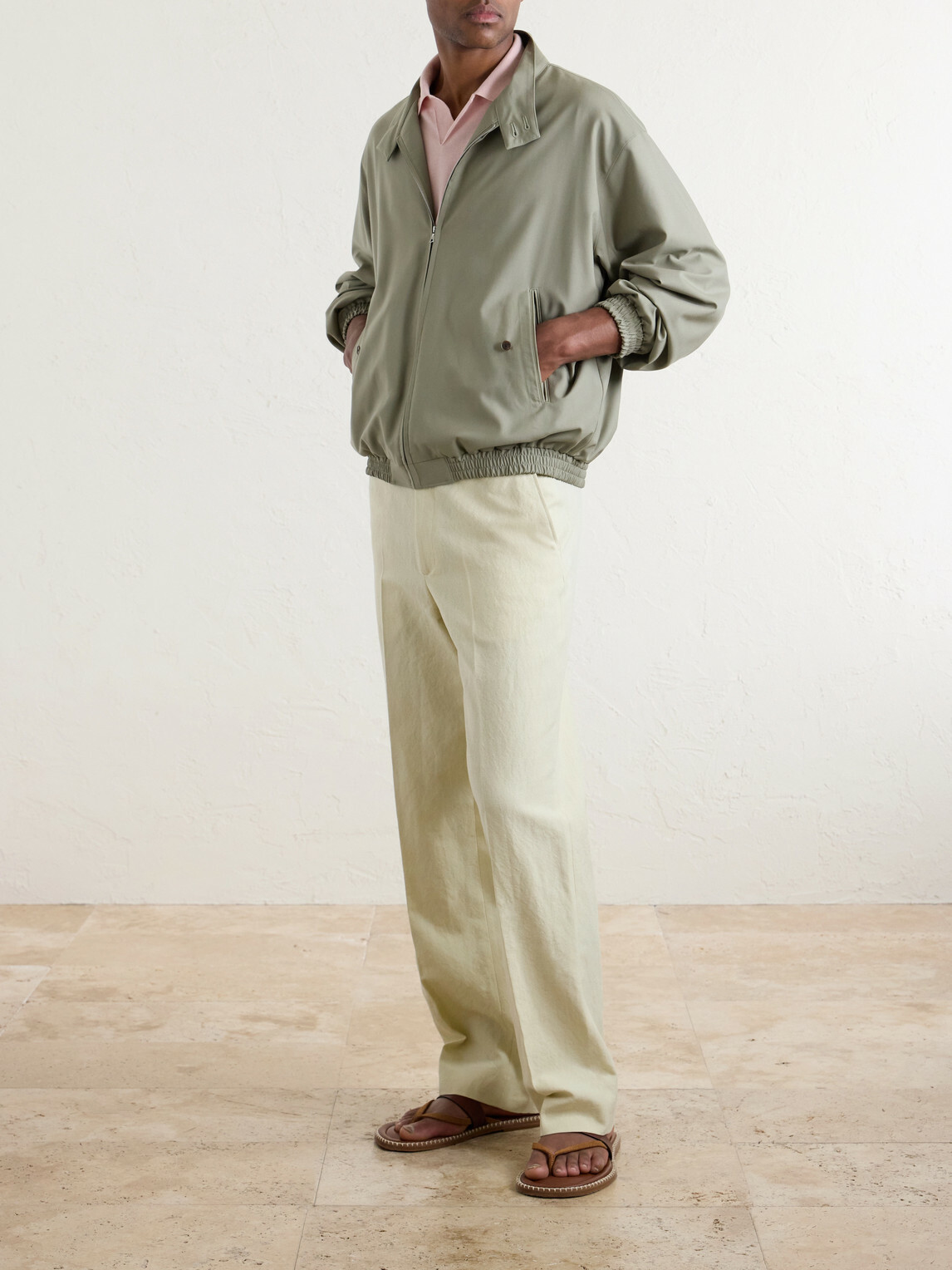 Auralee - Wool Blouson - Green