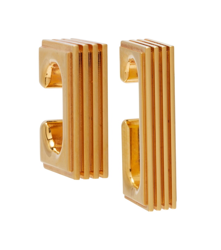 Photo: Khaite Empire 18kt gold-plated ear cuffs