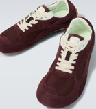 Bottega Veneta Orbit Flash suede-trimmed sneakers