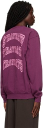 Stray Rats Purple Arch Sweatshirt