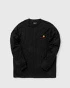 Carhartt Wip L/S American Script T Shirt Black - Mens - Longsleeves