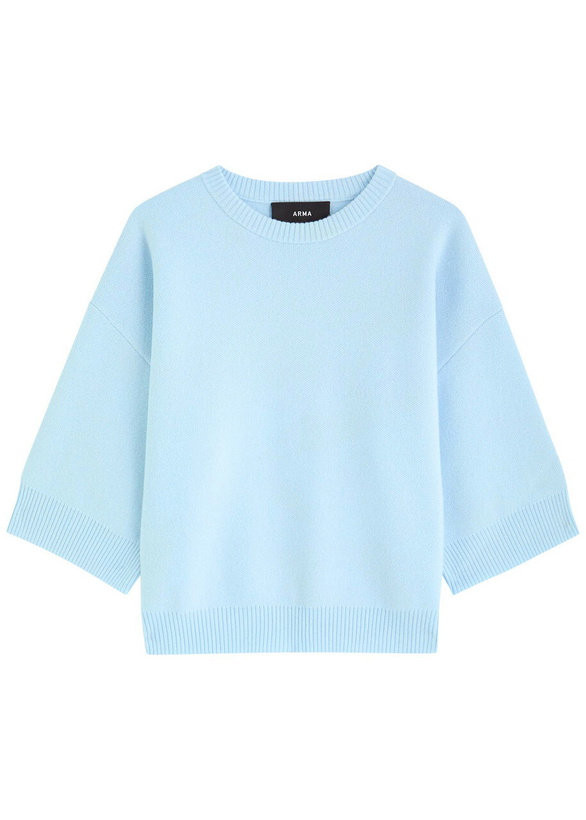 Photo: Arma Niki Cashmere Jumper Light Blue
