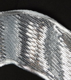 David Koma Long sequined gloves