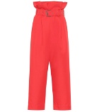 Plan C - High-rise cropped straight pants