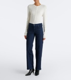 Frame Low Rise wide-leg jeans