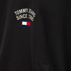 Tommy Jeans Men's Timeless Arch Half Zip Sweat in Black