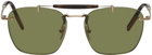 ZEGNA Green Rimless Sunglasses