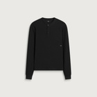 END. Men's Recruit Henley in Cinder Black