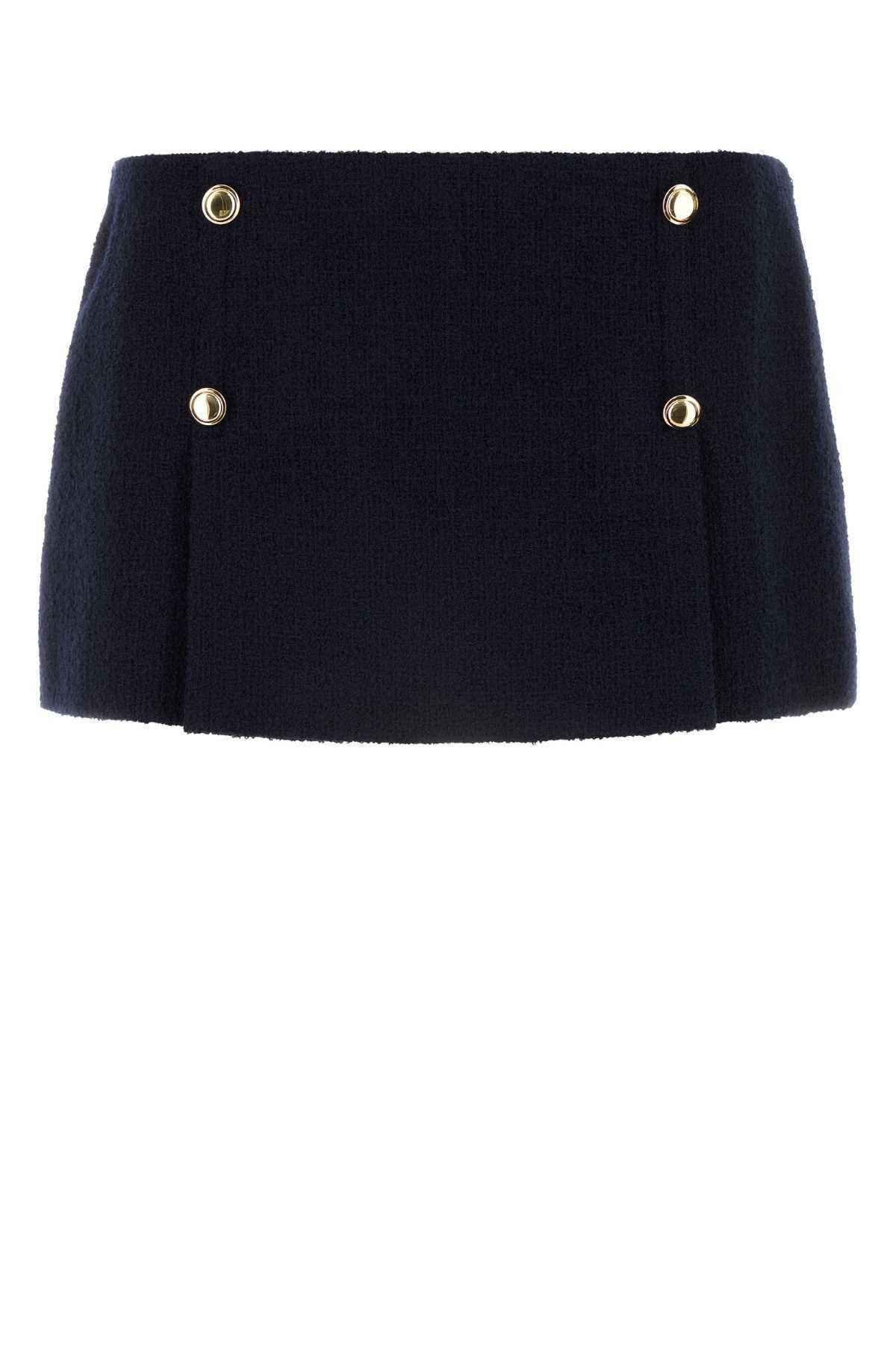 【送料&関税込】Miu Miu Logo-patch Sequin-trim Mini Skirt Miu Miu Logo-patch Sequin-trim Mini Skirt | italist, ALWAYS