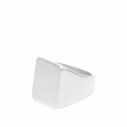 VETEMENTS Men's Logo Ring in Silver