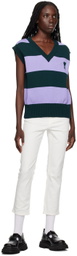 AMI Alexandre Mattiussi White Cropped Jeans