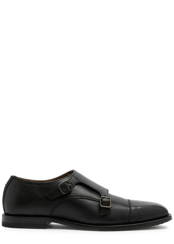 Photo: Oliver Sweeney Coombe Leather Monk Strap Shoes Black