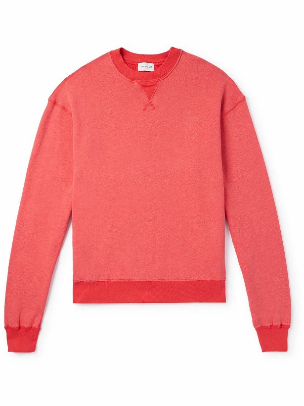 Photo: John Elliott - Vintage Cotton-Blend Jersey Sweatshirt - Red