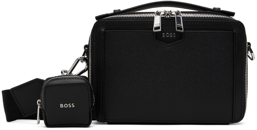 BOSS Black Shotgun Boxy Bag BOSS