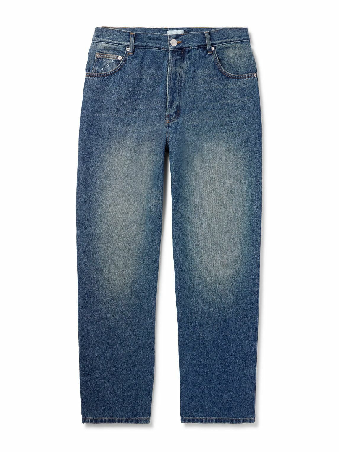 Pop Trading Company - DRS Arch Straight-Leg Logo-Embroidered