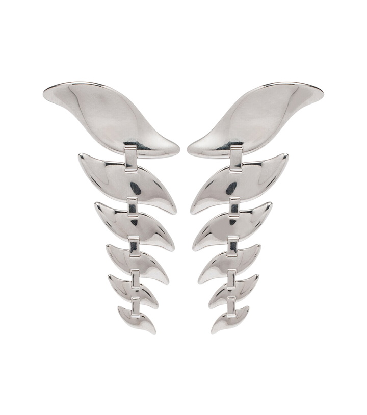 Photo: Khaite Leaf drop earrings