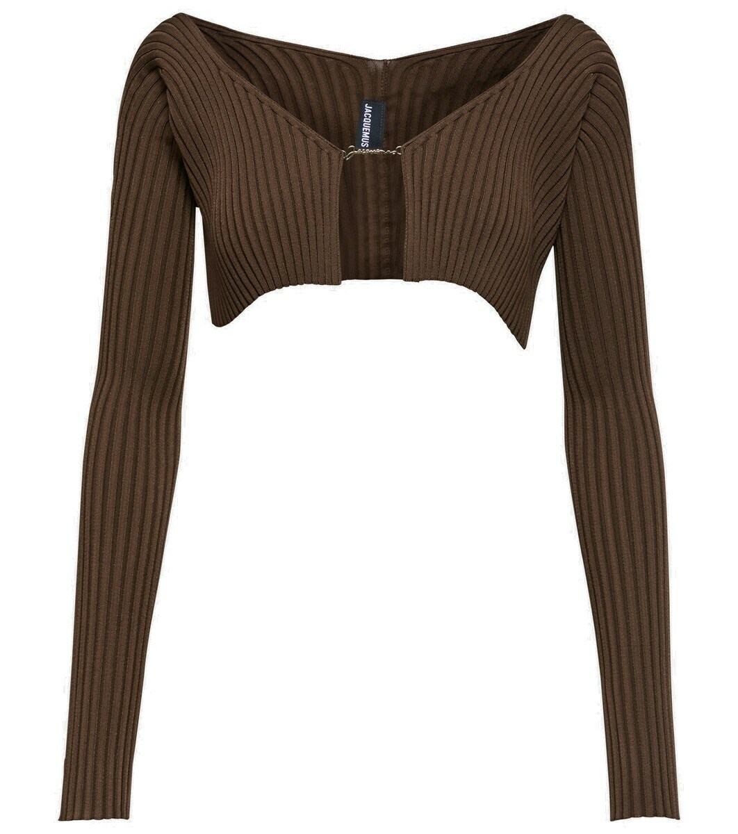 Jacquemus La Maille Pralu cropped cardigan Jacquemus