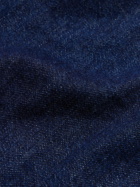 WTAPS - Logo-Appliquéd Denim Shirt - Blue