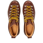Fracap Men's M120 Natural Vibram Sole Scarponcino Boot in Dark Brown