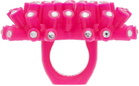 Roussey SSENSE Exclusive Pink 3D-Printed Crush Ring