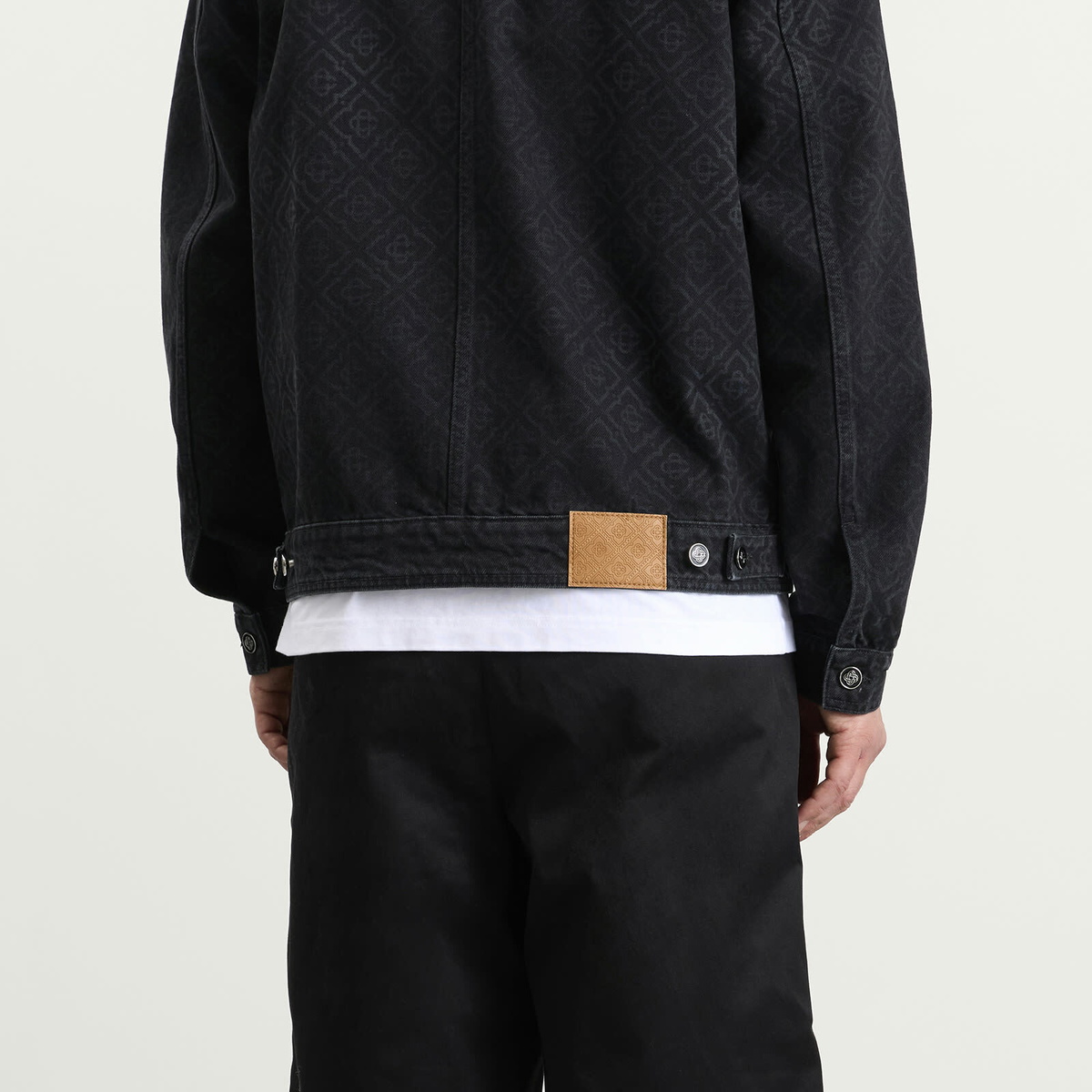 Casablanca Men's Monogram Jacket in Black