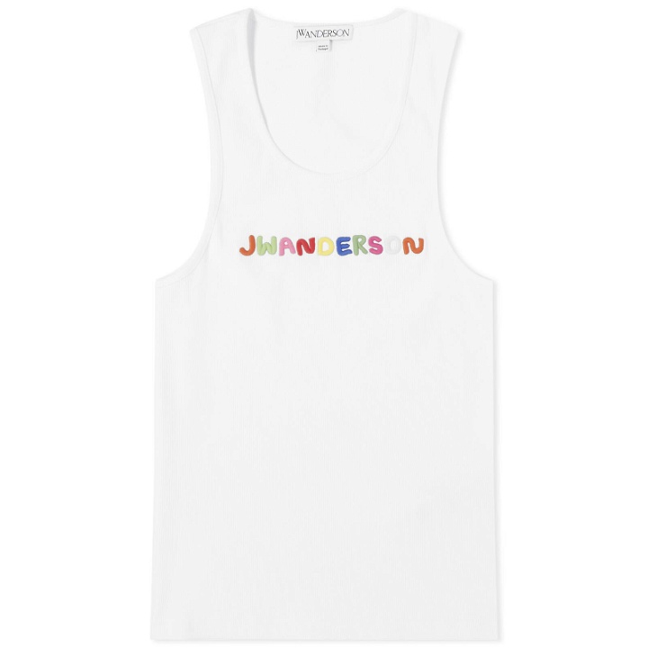 Photo: JW Anderson Women's Logo Embroidery Vest in White
