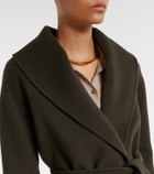 'S Max Mara Virgin wool wrap coat