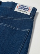 Randy's Garments - Straight-Leg Denim Shorts - Blue