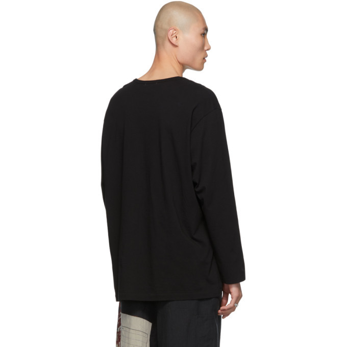 Yohji Yamamoto Black Yesterday Long Sleeve T-Shirt Yohji Yamamoto
