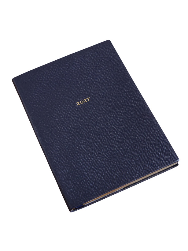 Photo: Smythson - 2027 Soho Panama Cross-Grain Leather Diary