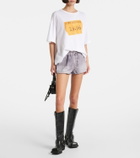 Acne Studios Trompe l'œil cotton shorts