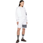 Thom Browne White Jersey Ottoman 4-Bar T-Shirt