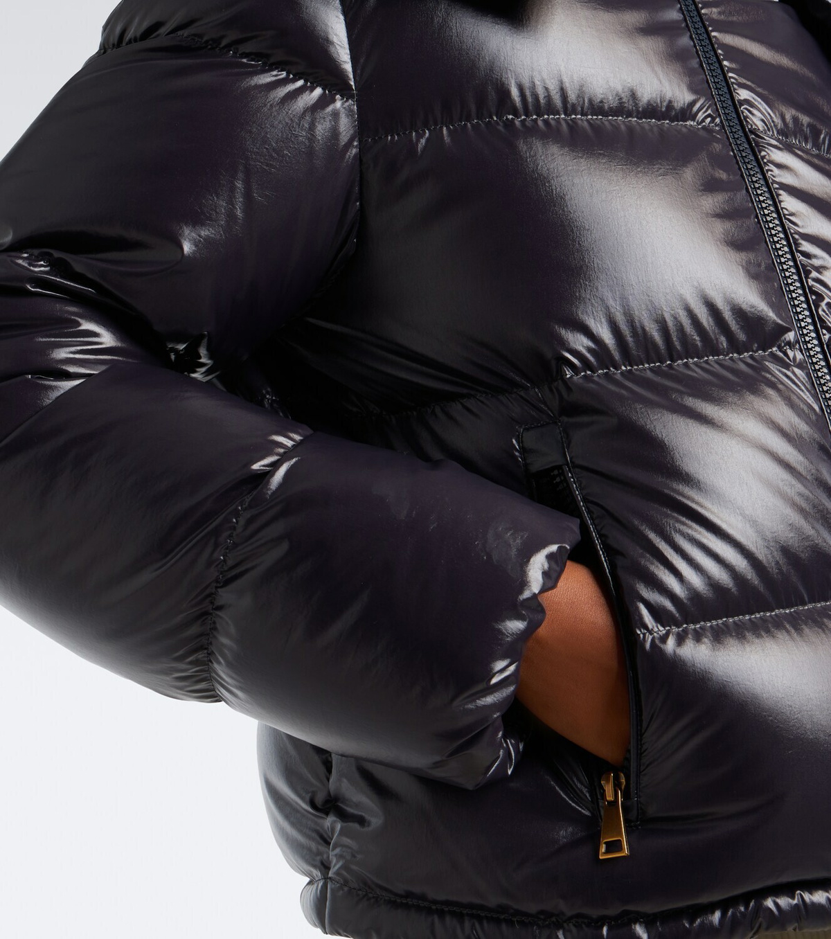 Moncler Niveole hooded down jacket