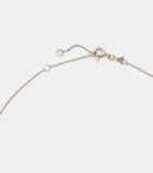 Aliita Palmera Esmeralda 9kt gold charm necklace with emerald