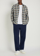 Officine Générale Hadrian Seersucker Trousers Navy
