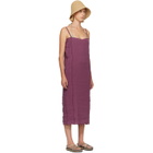 Baserange Purple Shok Slip Midi Dress