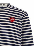 Comme des Garçons Play Logo Patch Stripes T-shirt