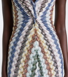 Missoni Lamé gathered maxi dress