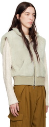 Isabel Marant Off-White Edwina Reversible Shearling Vest